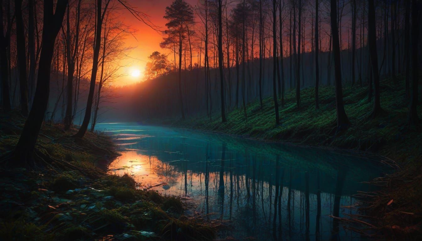 Ethereal Dreamscapes in Vibrant Colors