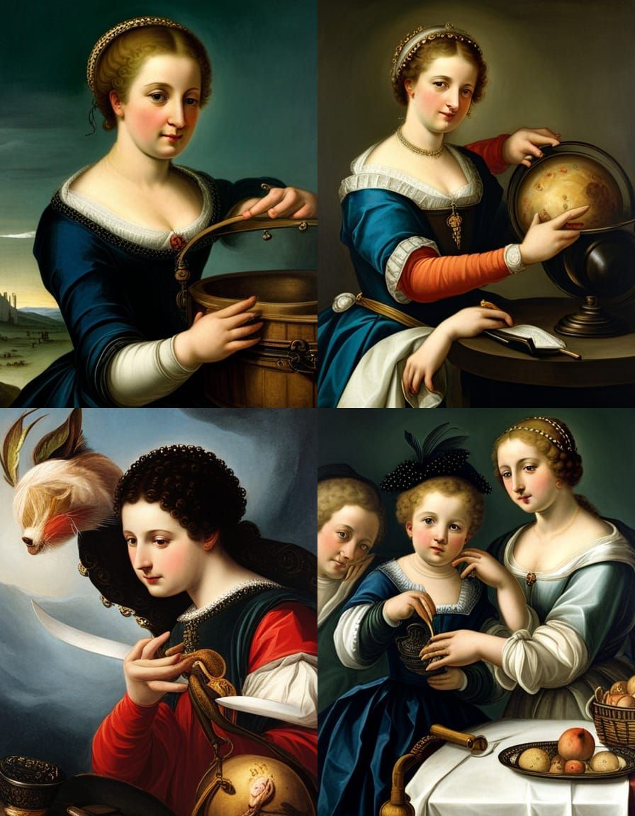 Renaissance Portrait in Lavinia Fontana Style