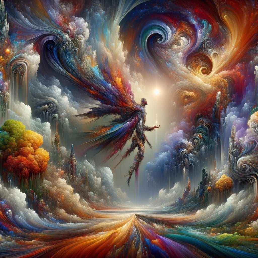 Vibrant Matte Painting of Seven Day Adventist Youth