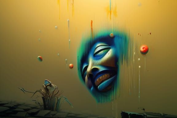 Liquid Mercury Pixaçao Hieroglyphs in 3D Speedpaint