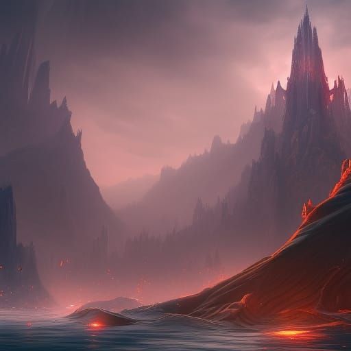 Fantastical Drowning in Deep Color, Unreal Engine