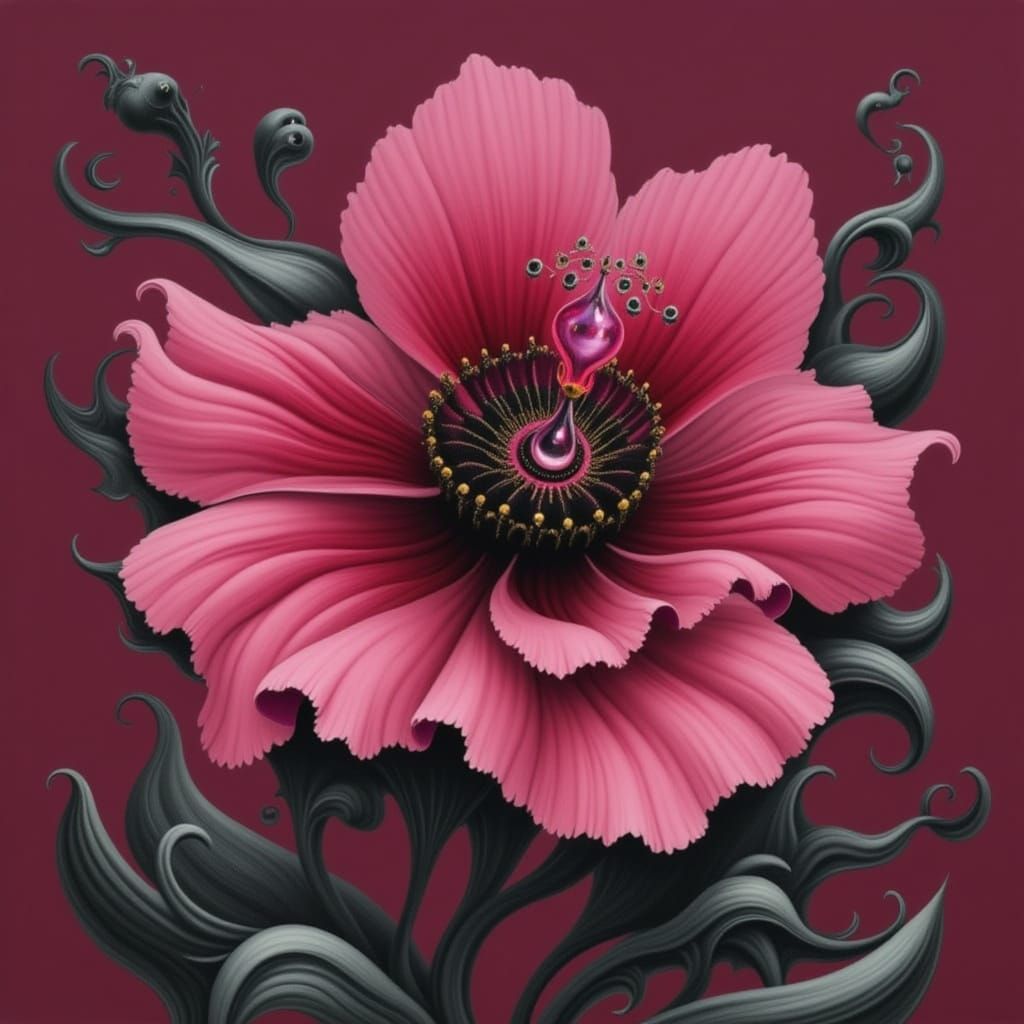 Vibrant Hibiscus Flower Blooming in Sunlight