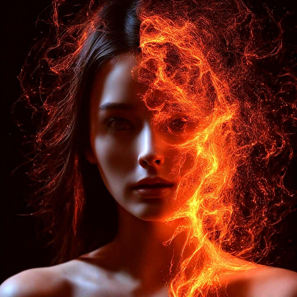 Stroboscopic Symbol Display in Abstract Style