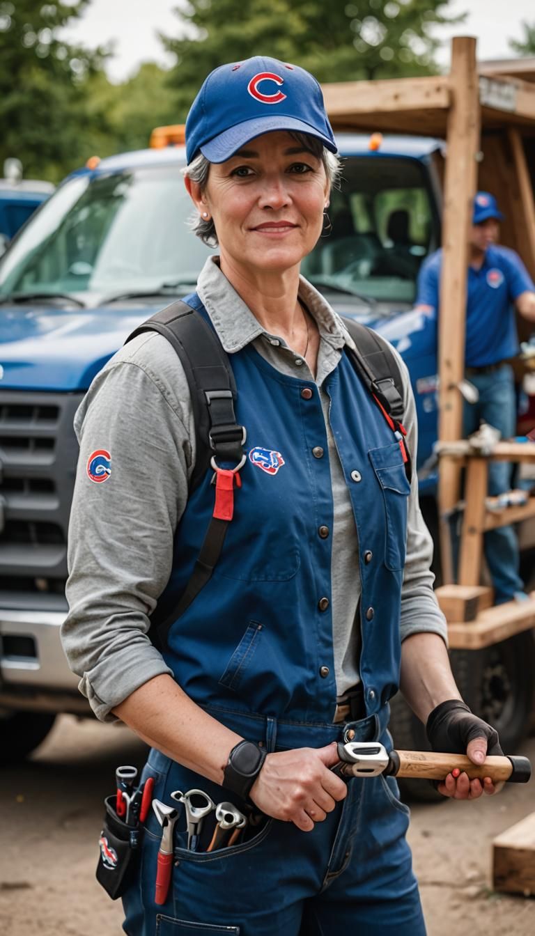 Professional Photo of a Carpenter with Tools