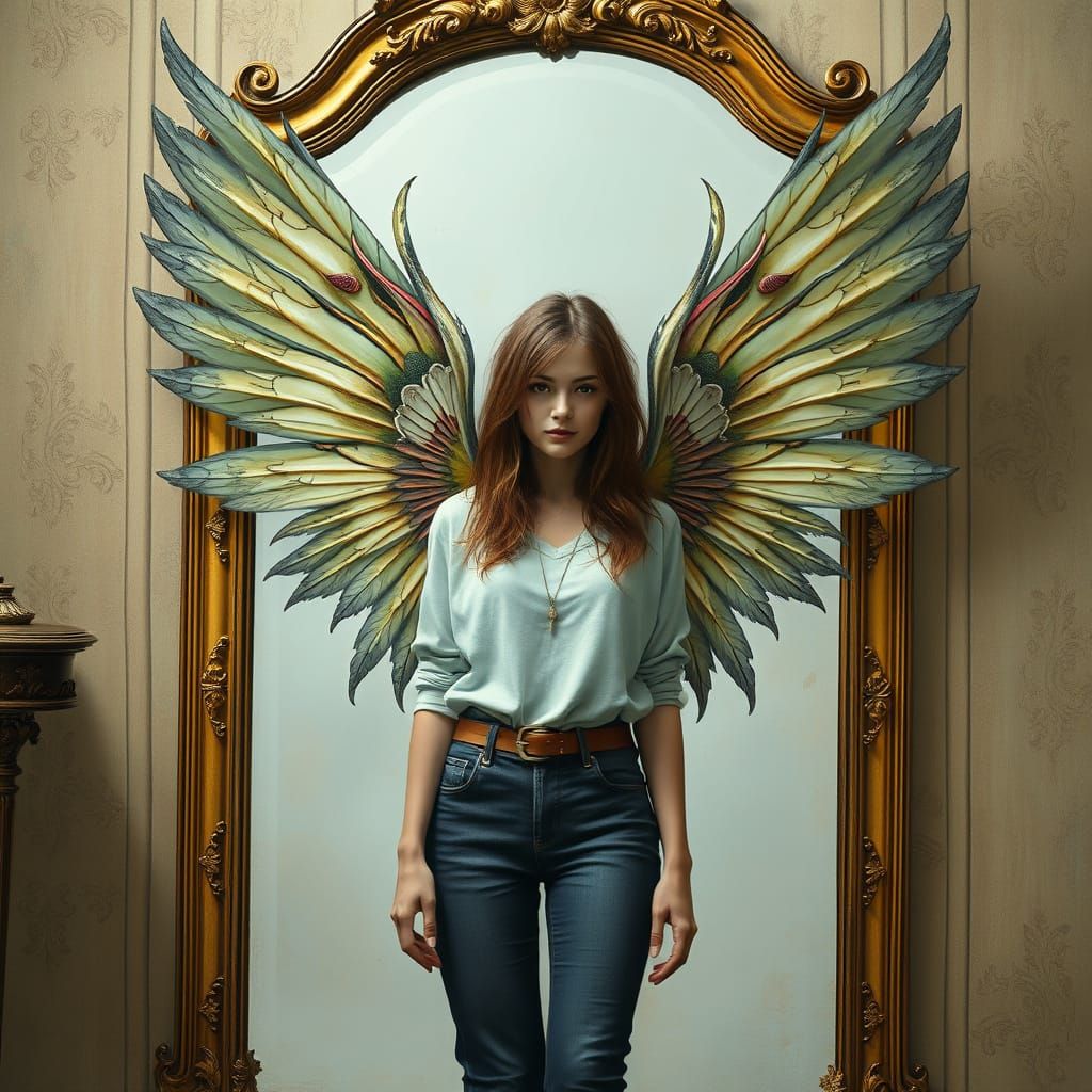 Enchanted Portrait in Whimsical Style