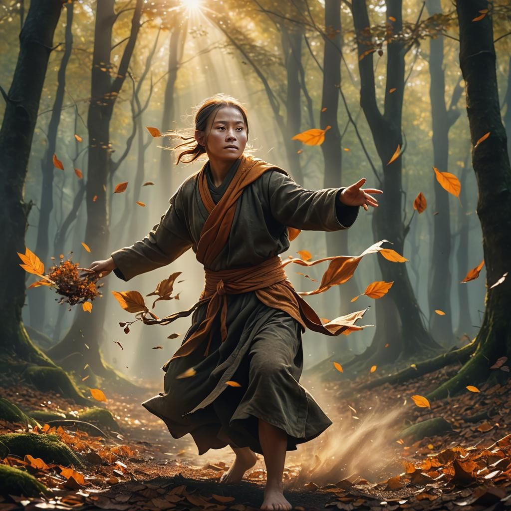 DnD style monk