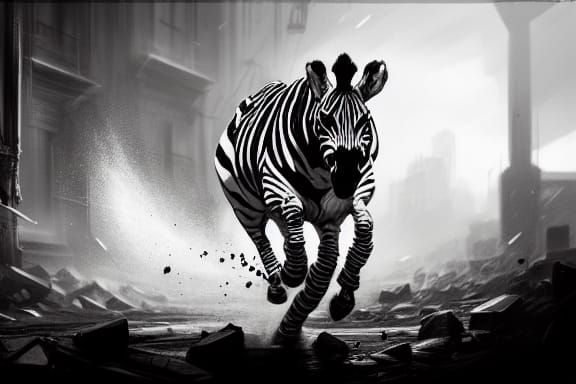 Running Zebra soon after the fall