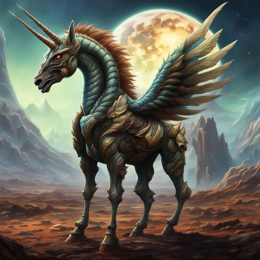 Exotic Alien Life on a Distant Exoplanet