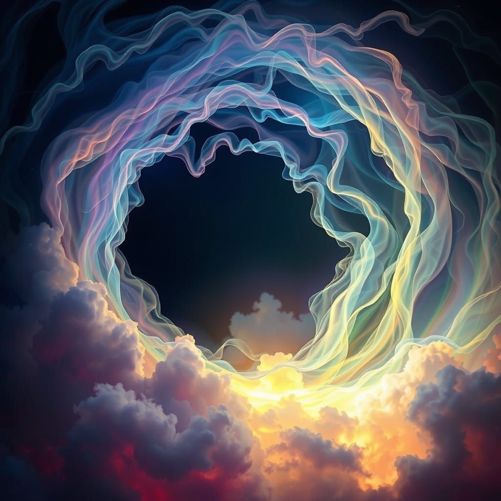 Dreamlike Twists of Surreal Cloudscapes