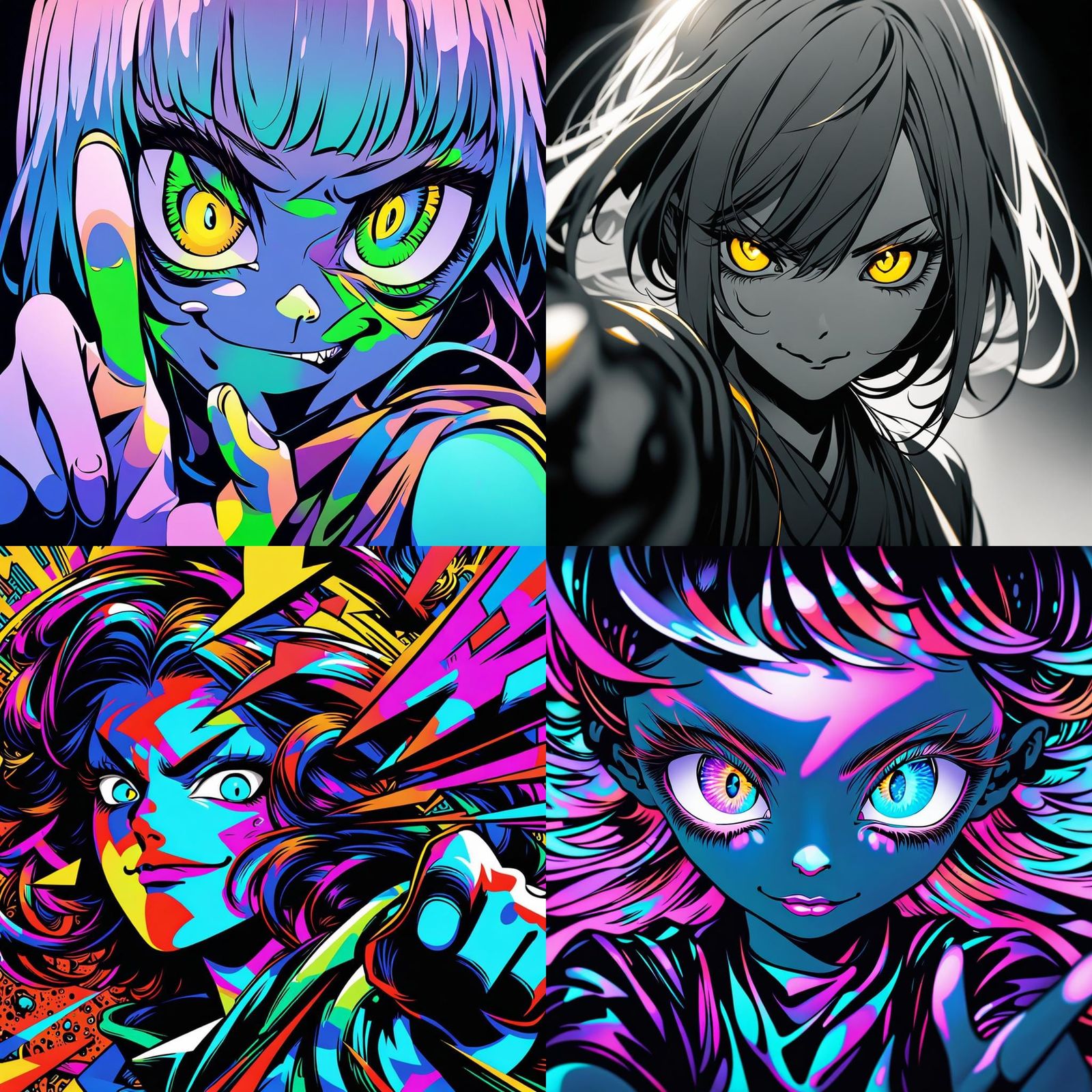 Smug Girl Pointing: A Confident Portrait