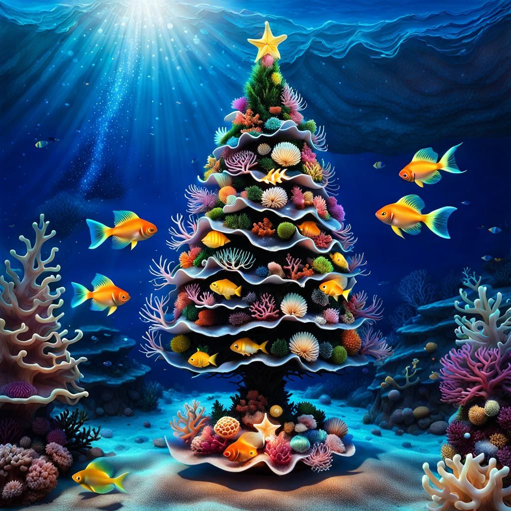 Natural Deep Sea Christmas Tree