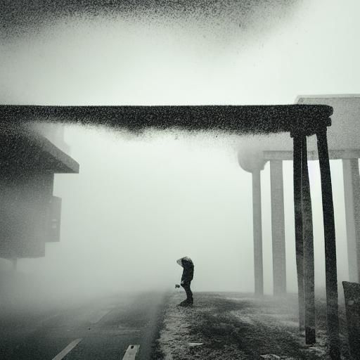 Giant Lizards in Urban Techno Apocalypse