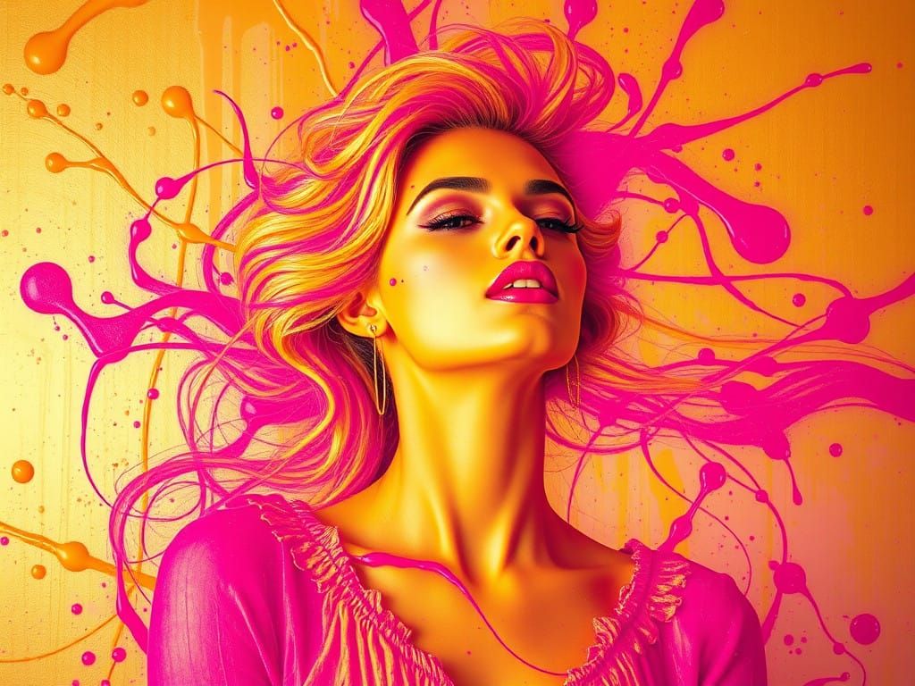 Ethereal Floral Dreamscapes in Vibrant Colors