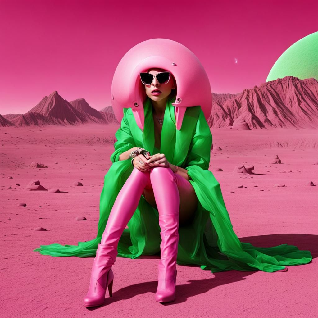Lady Gaga on an Alien Planet