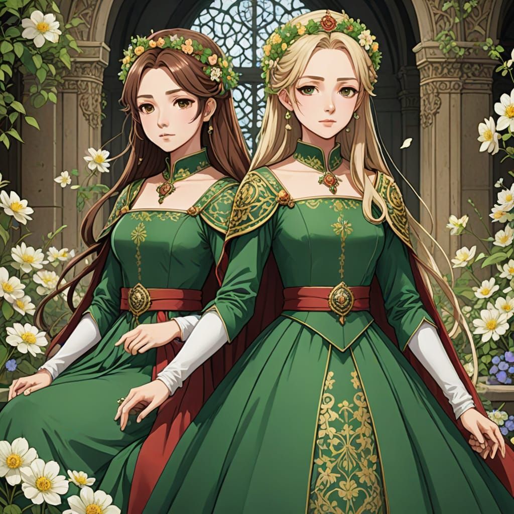 Empress Matilda and Eleanor of Aquitaine