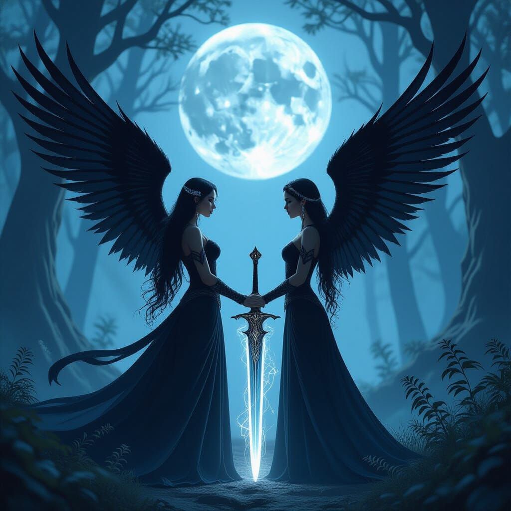 The Night Twins: Mystical Forest Cover Art