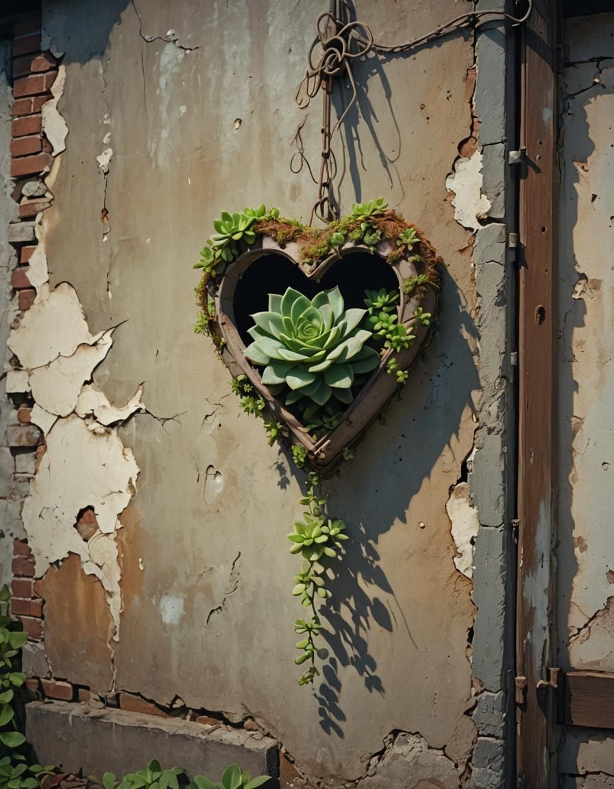 Hoya Kerri Succulent in Studio Ghibli Style