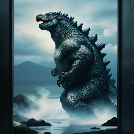 Godzilla's Unexpected Bathroom Break