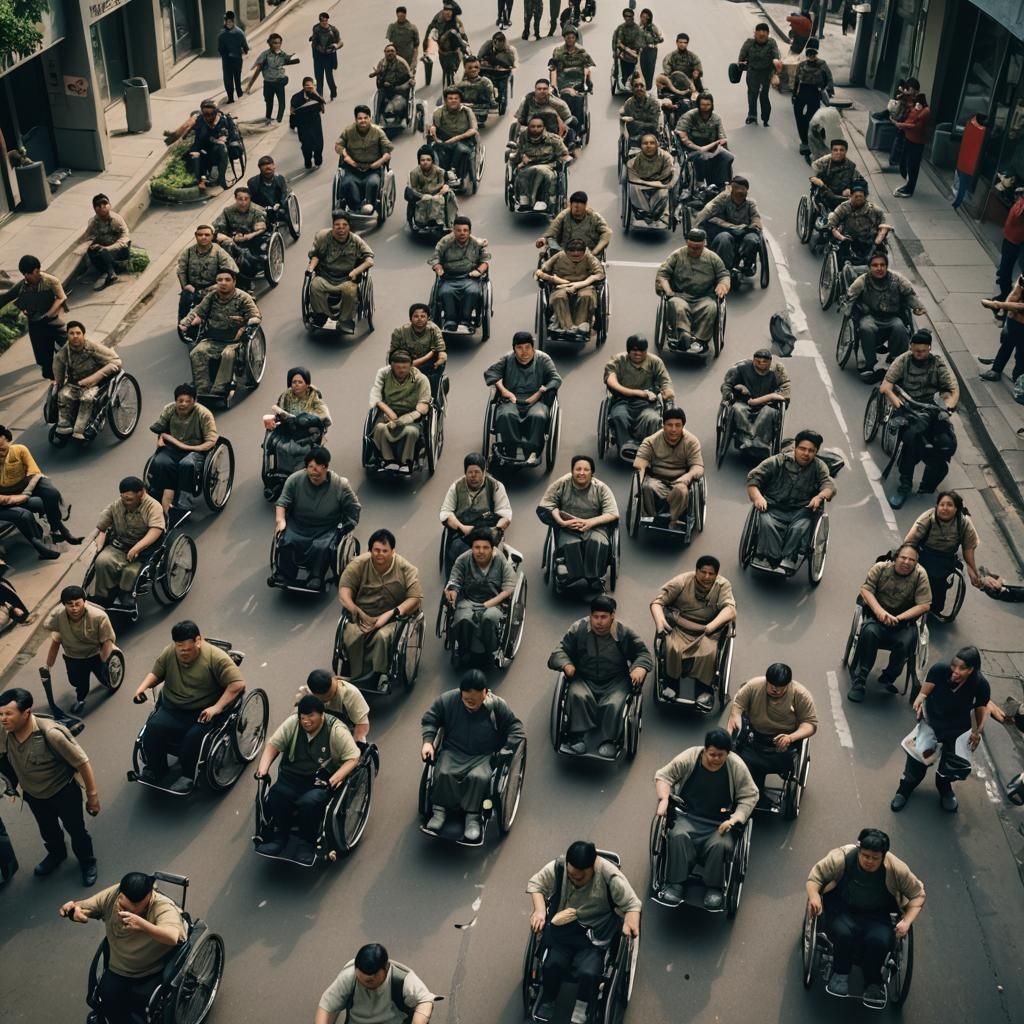 Epic Battle: Disabled Army vs. Wheelchair Warriors