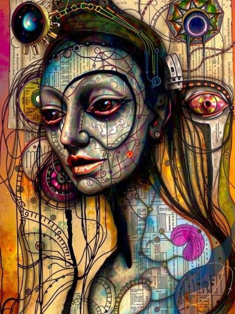 Gothic Dreamscapes in Whimsical Watercolor