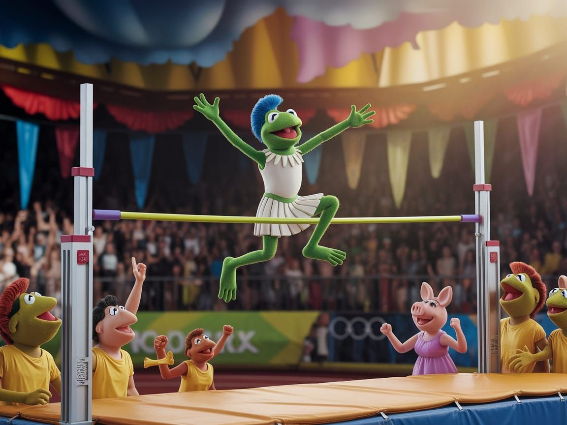Kermit in the Ancient Greek Olympics