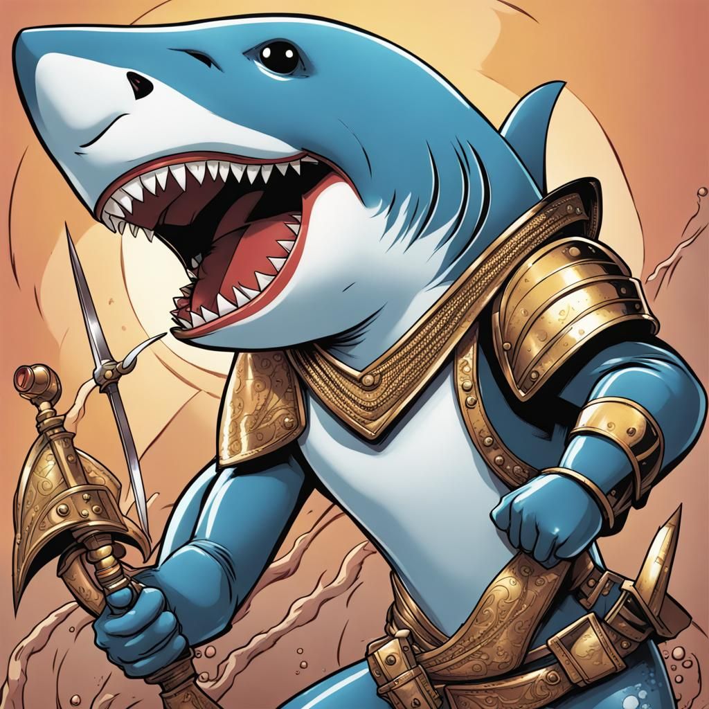 flapper sharks archie knight in shining armor