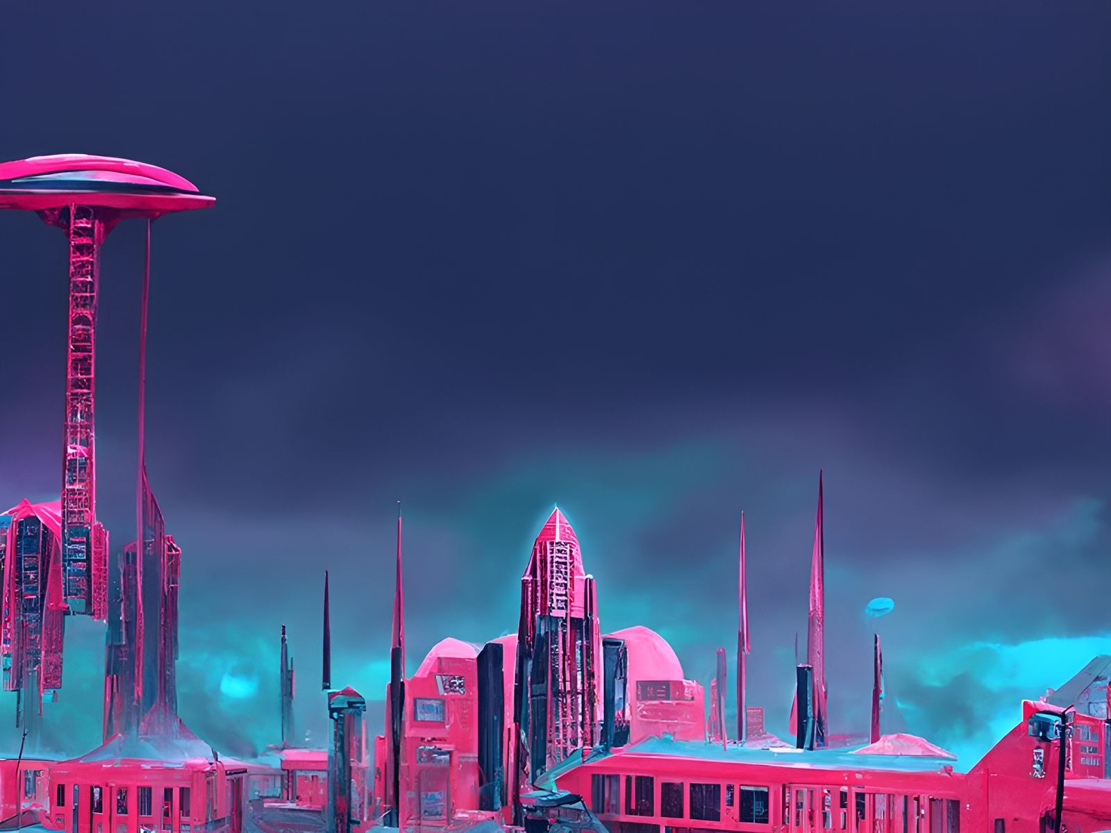 Sci-Fi City Inspired by Northwest School