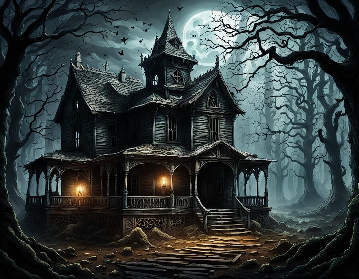 Haunted Realm of Cursed Cryptic Echoes