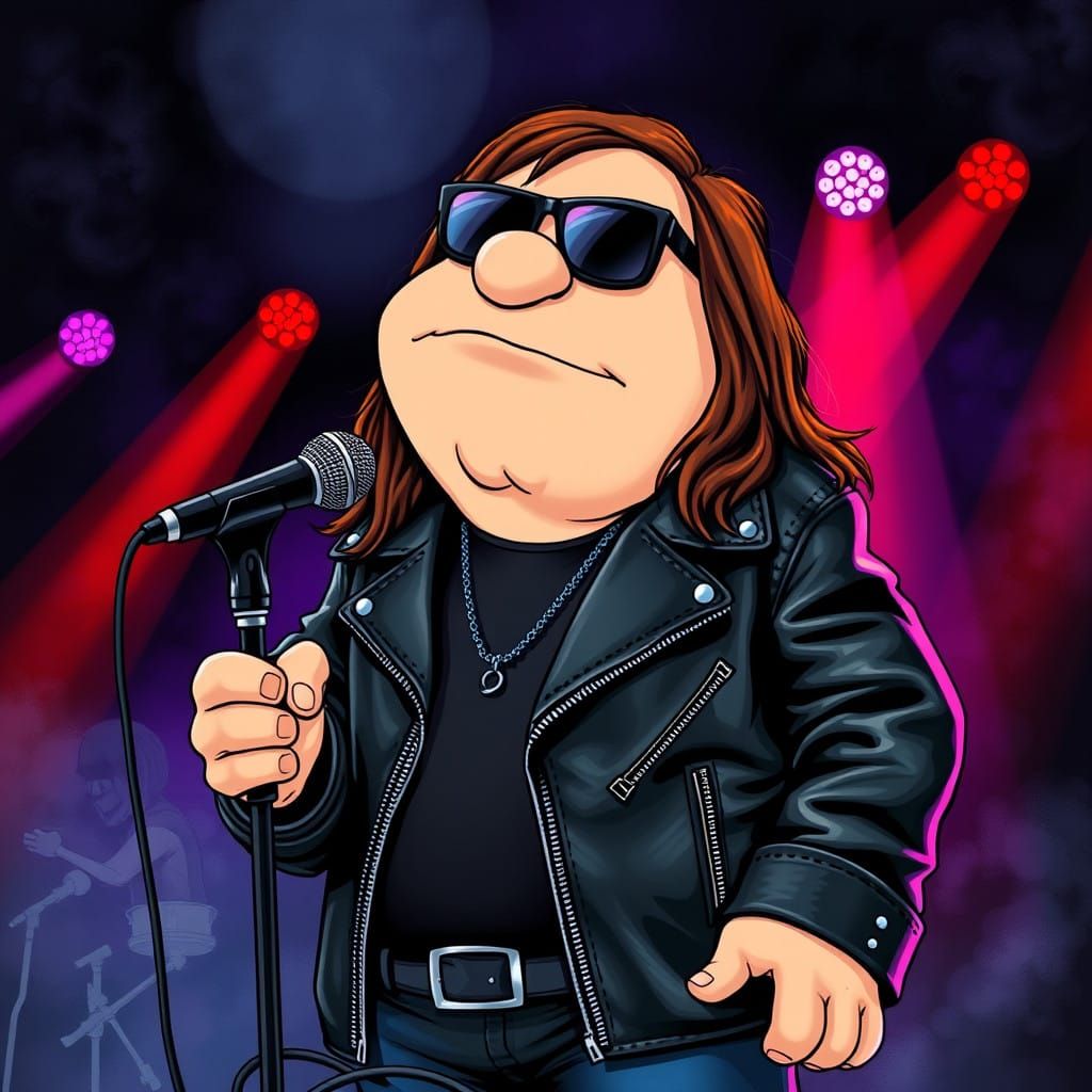 Peter Griffin Channels Ozzy Osbourne in Heavy Metal Concert....