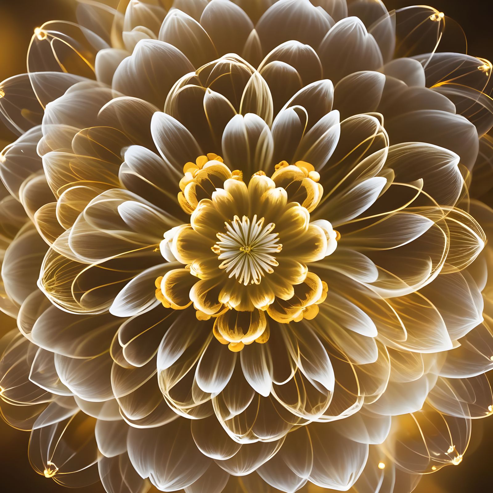symetric flower art
