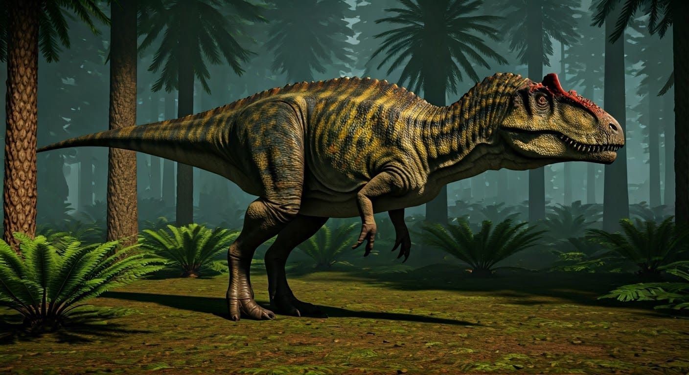 Acrocanthosaurus.