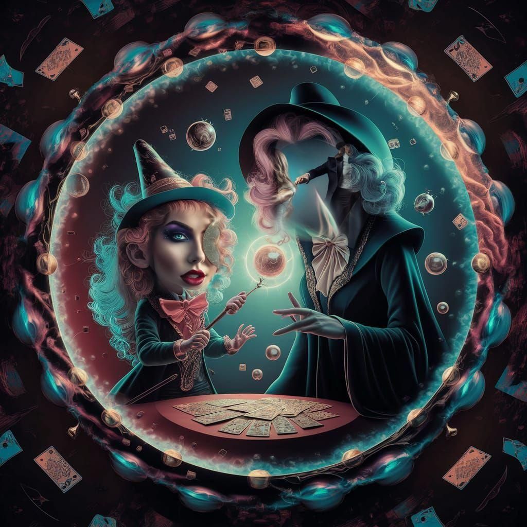 Captivating Magician and Protege Perform Mesmerizing Magic T...