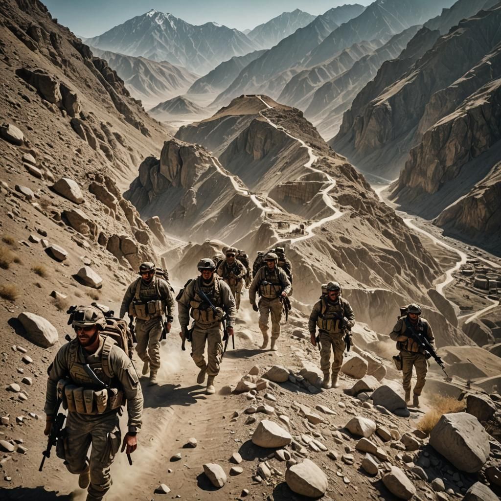 US Special Forces Team in Afghanistan: Cinematic Still