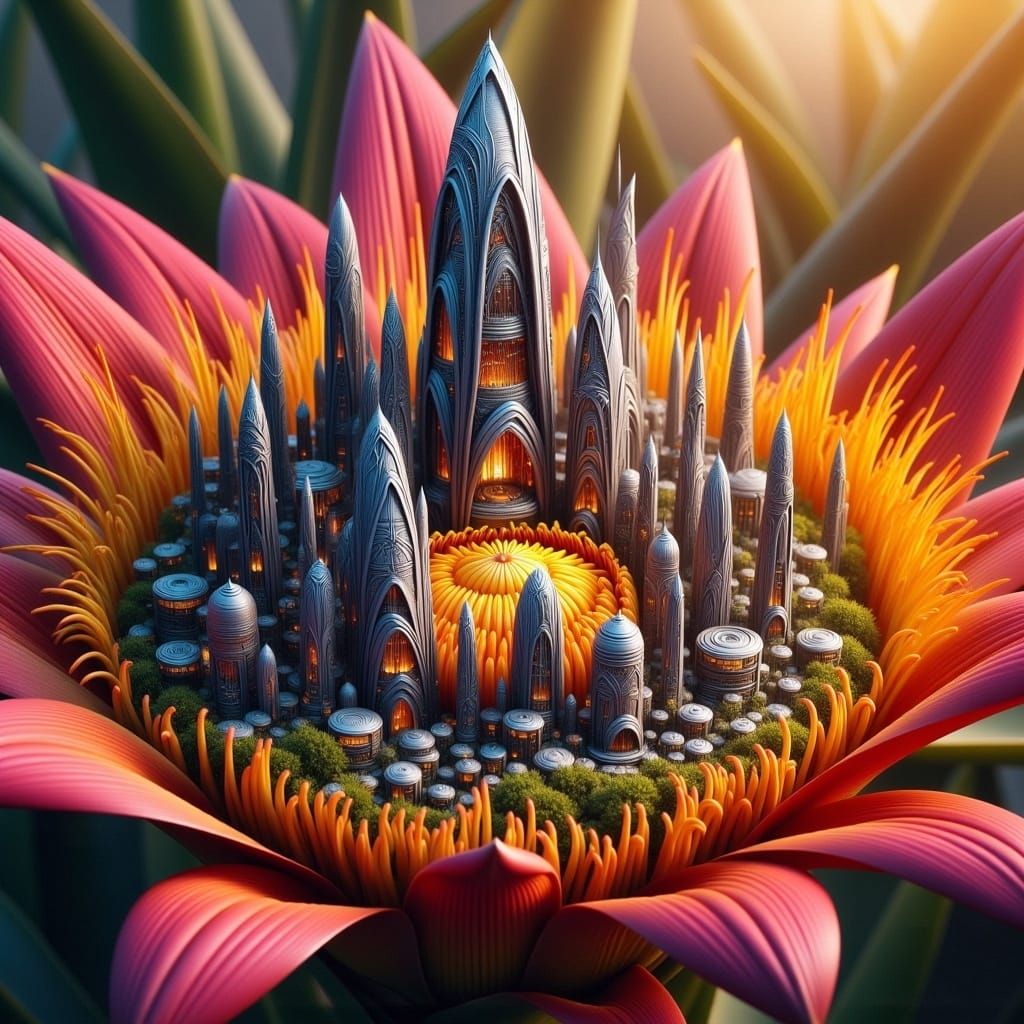 Exotic Flower Jungle: A Bloomopolis Creation