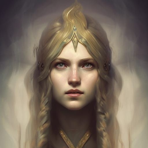 Norse mythology Nordic goddess Sif of the long golden hair
