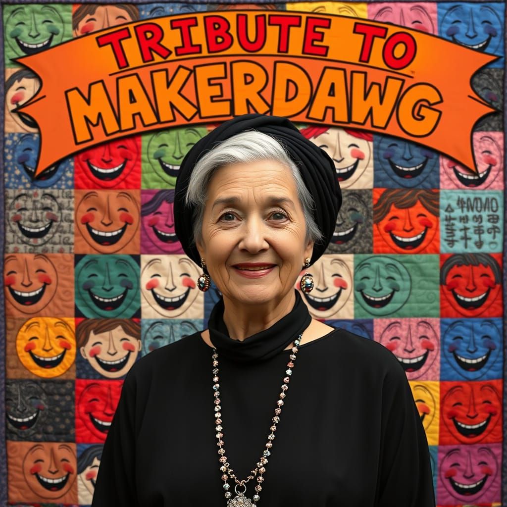 Tribute to Makerdawg in Pop Art Style