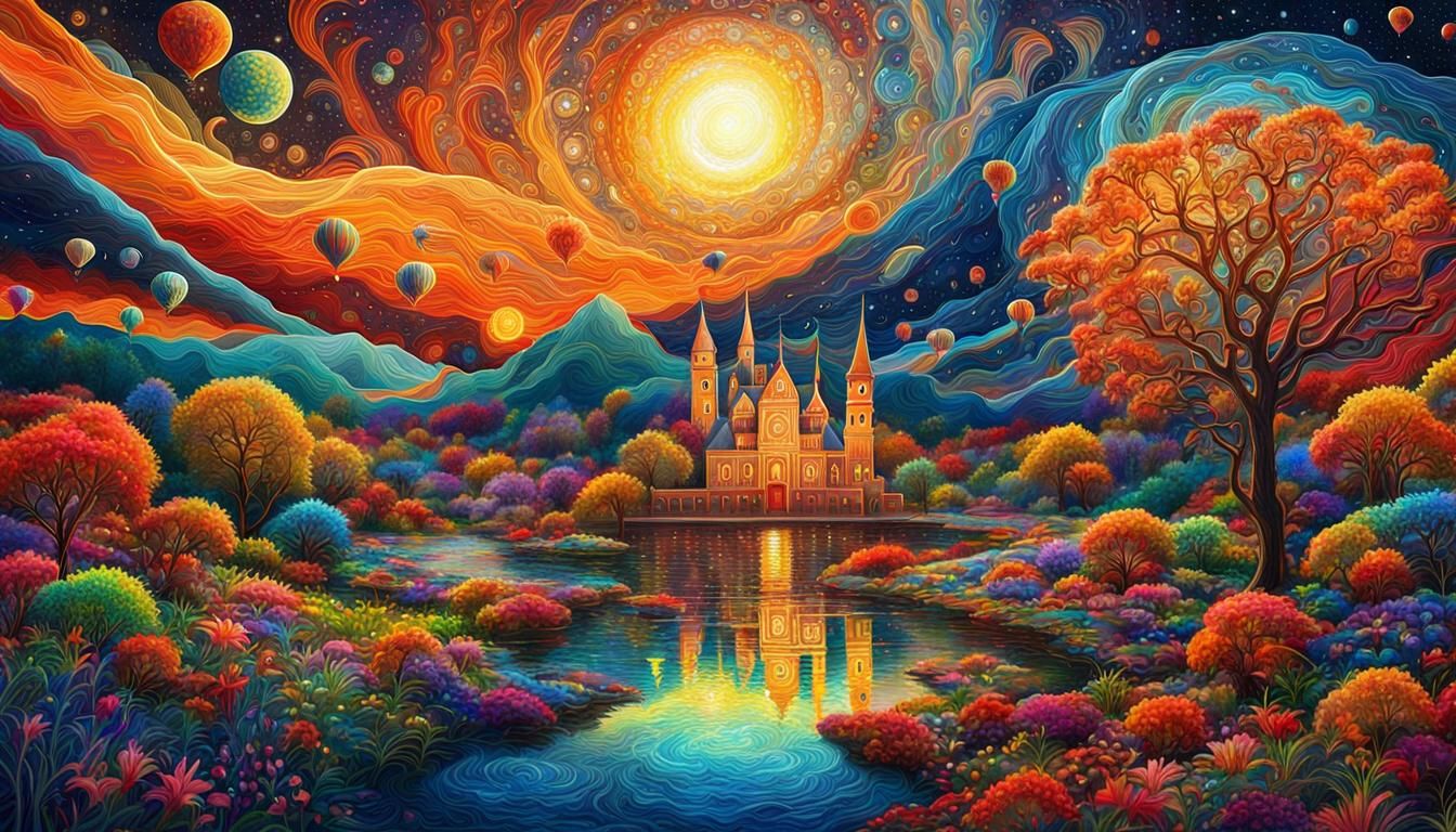 Intertwined Souls: Detailed Digital Illustration