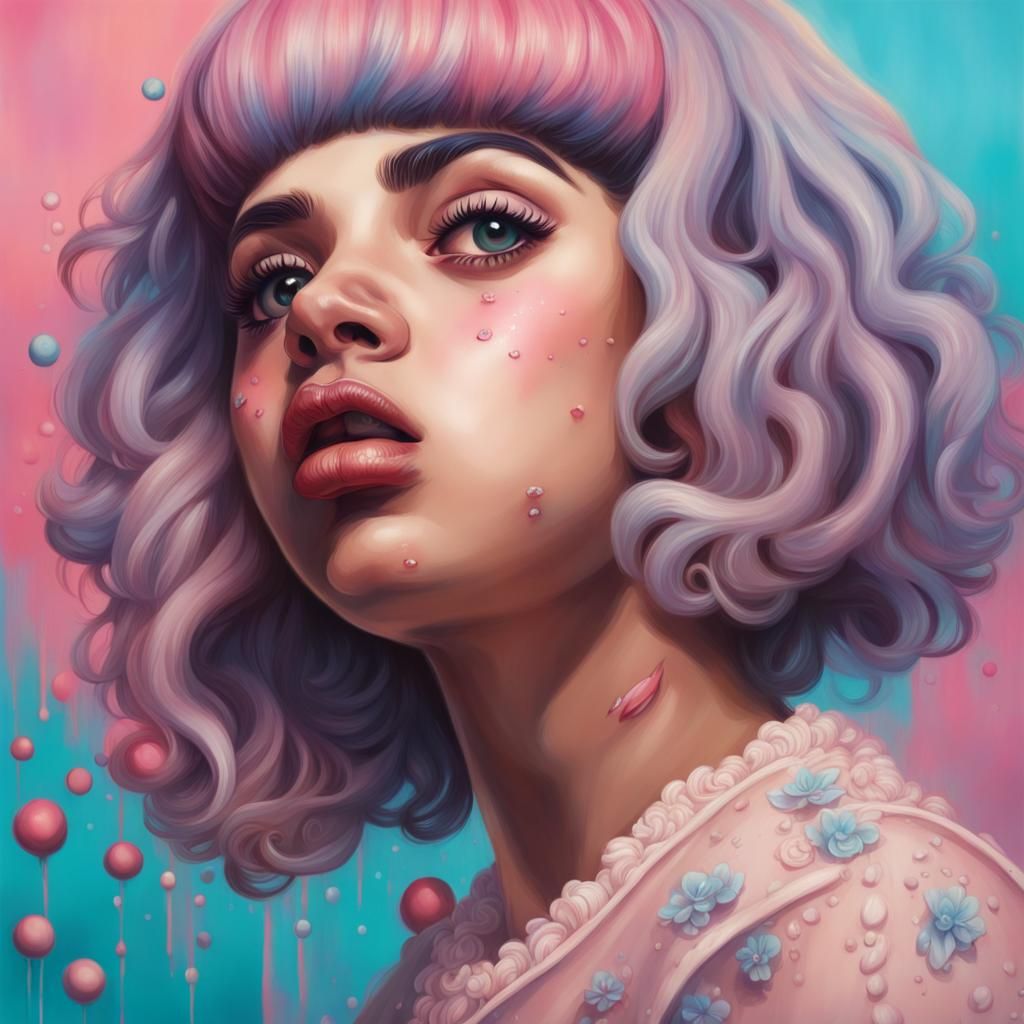 Hyperrealistic Portrait of Melanie Martinez