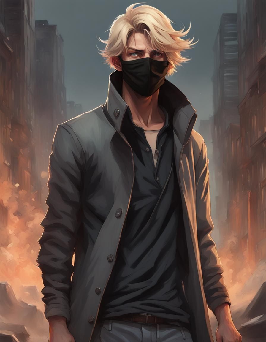 Apocalyptic Boy Portrait in Hyperdetailed Digital Art