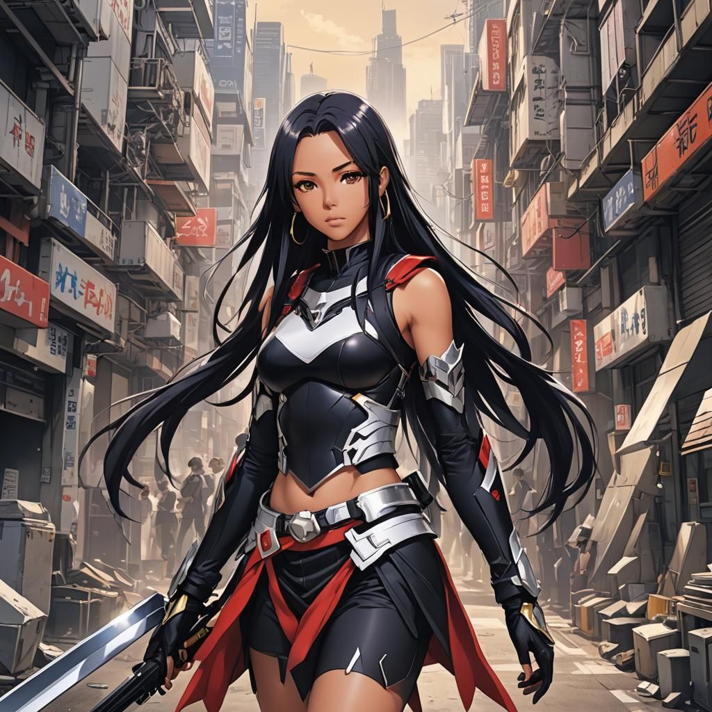 Anime Style Portrait Inspired by Japanese Manga