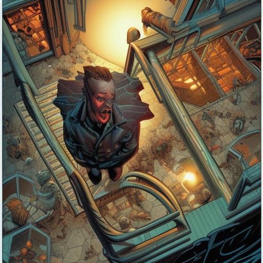 Dynamic Comic Book Art Illustration