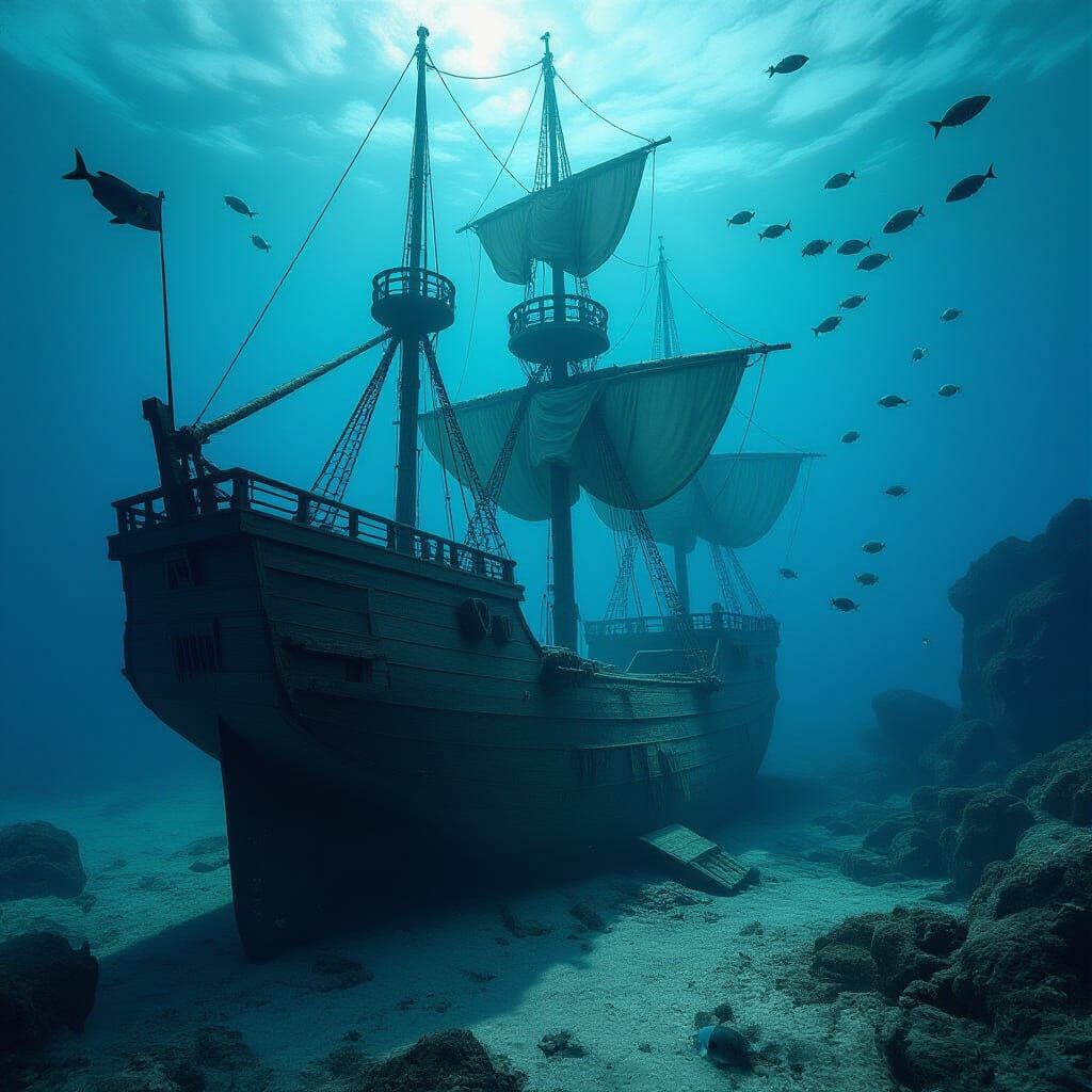 Ancient Shipwreck Reclaimed on Ocean Floor