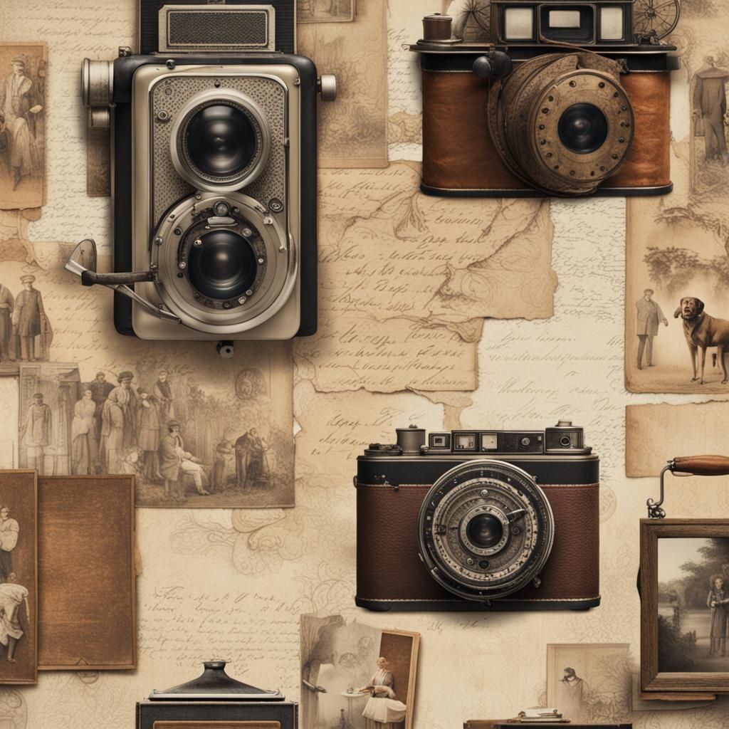 Nostalgic Wallpaper Art in Matte Painting Style