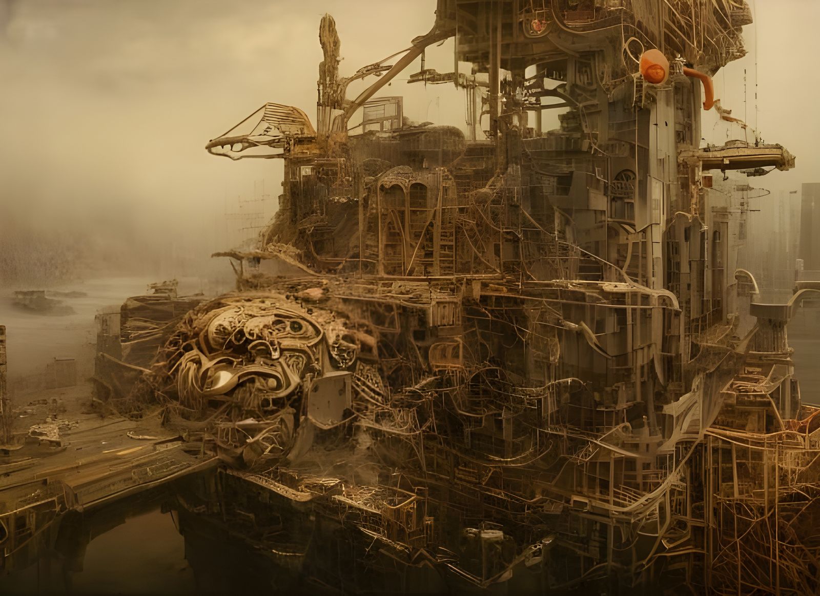 Industrial Deconstruction of Human Brain: Digital Matte Pain...