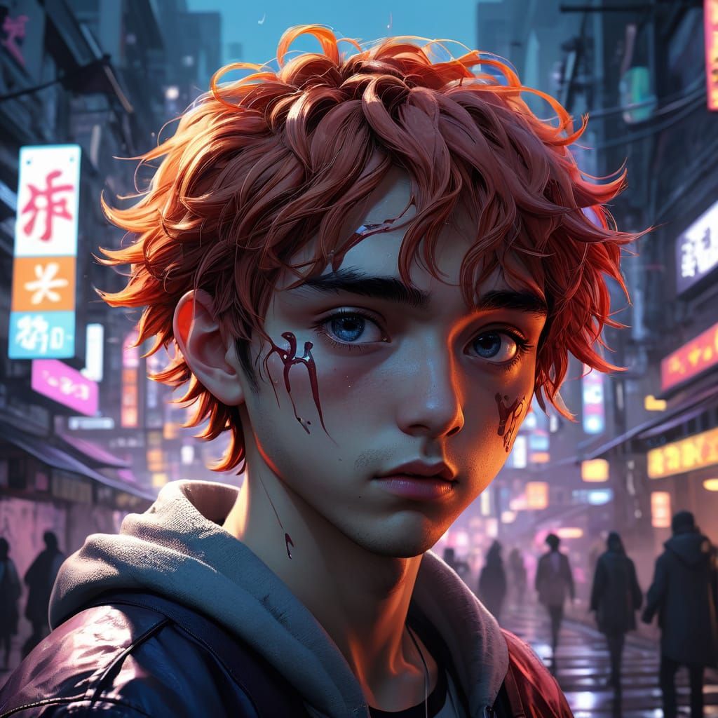 Hallucination: Regard and Olly Alexander in 3D Anime Art