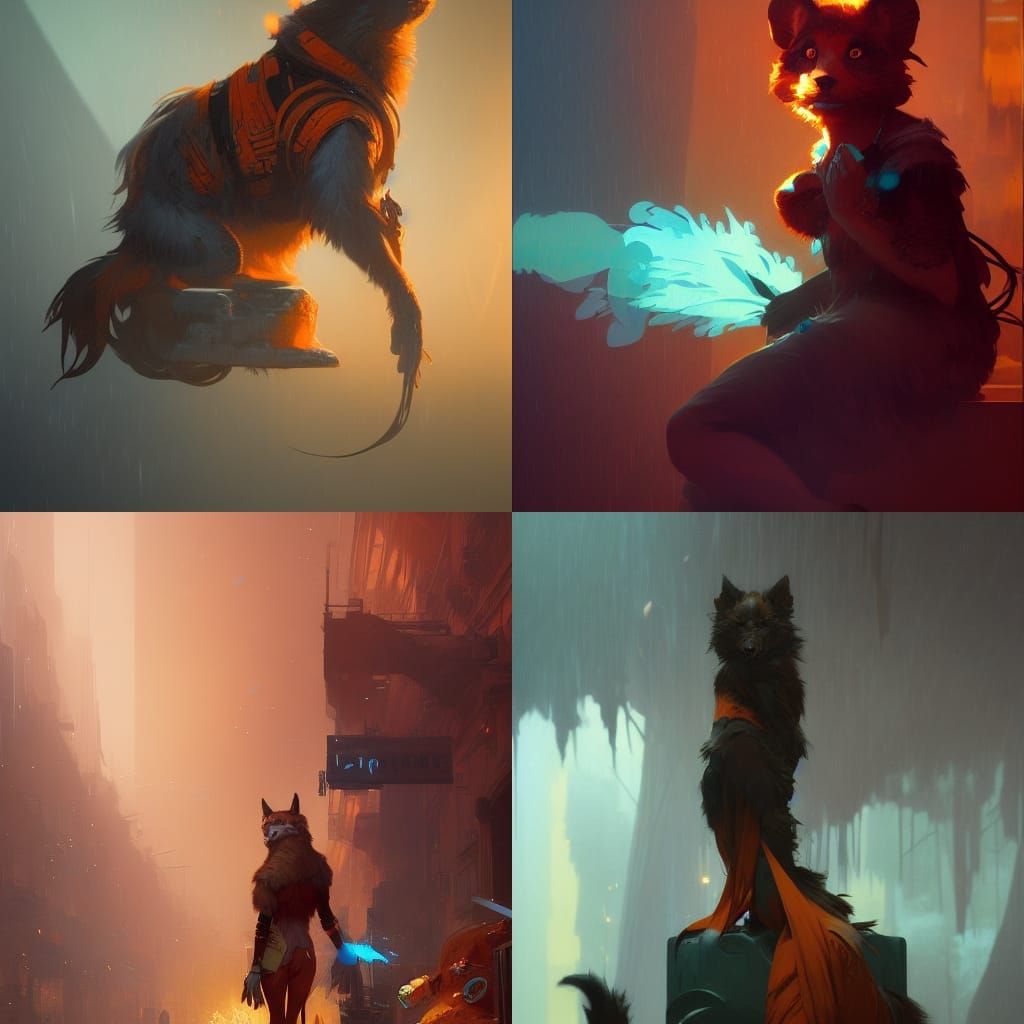 Hyperdetailed Furry Concept Art in Unreal Engine 5