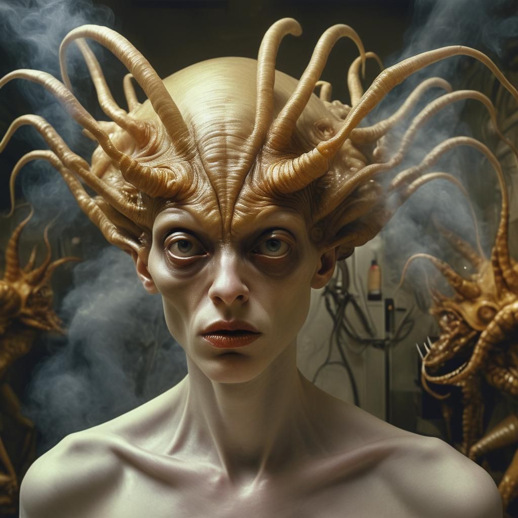 Exotic Portraits in Surreal Classical Laboratory