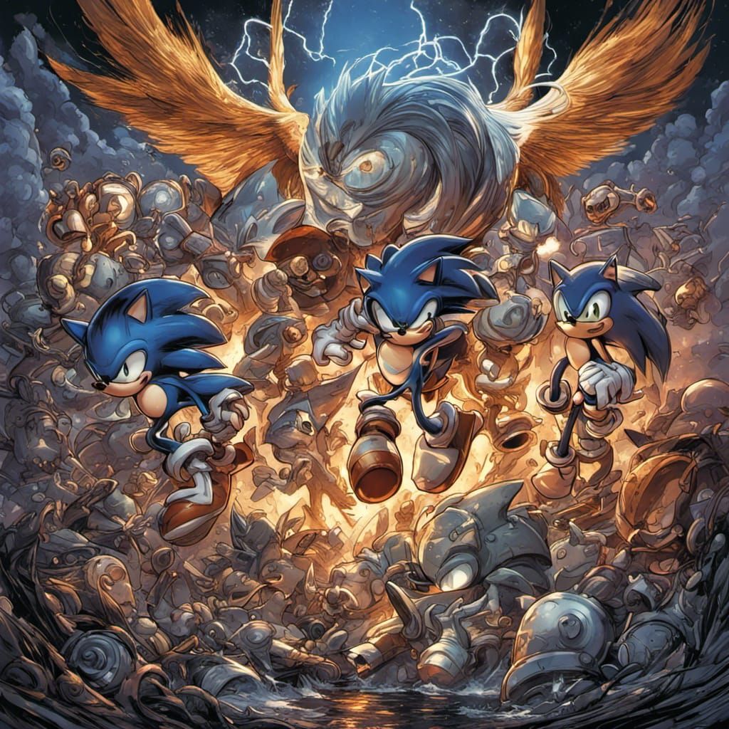 Sonic Comic Book Art by Mark Brooks and Dan Mumford