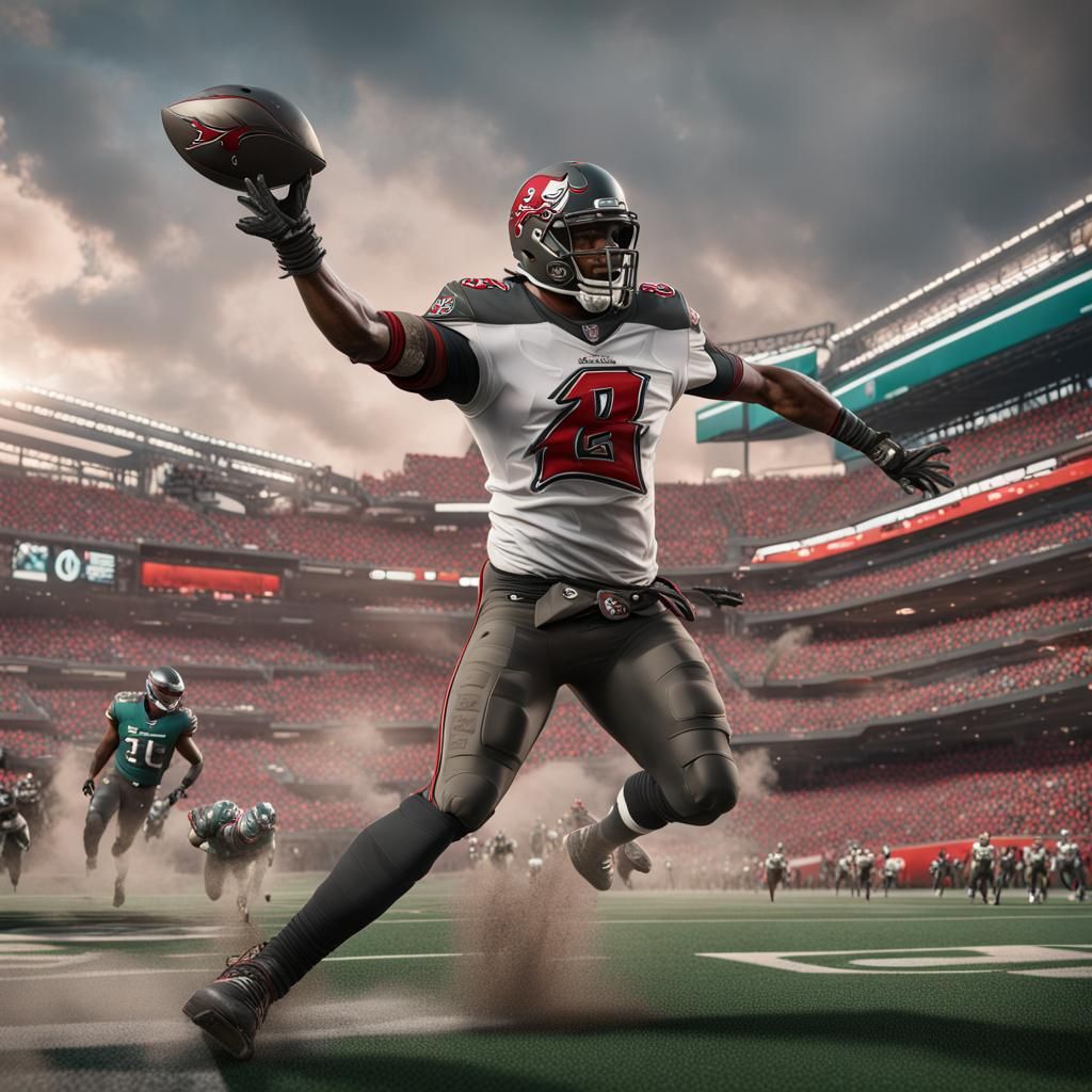 Buccaneers Triumph Over Eagles: Fantasy Concept Art