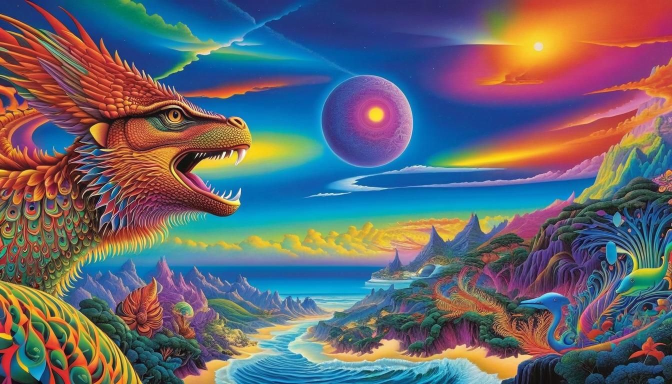 Surreal Evolution From Sea to Sky: Visionary Art